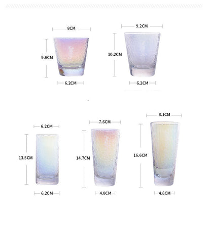 Aurora Dreams glass cups